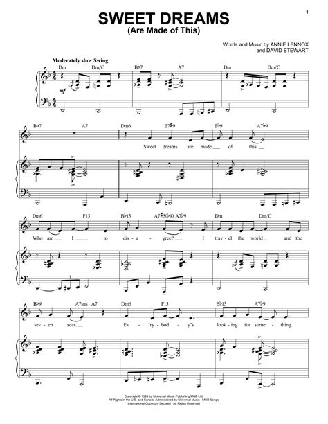 Sweet Dreams (Are Made Of This) [Jazz Version] (arr. Brent Edstrom)